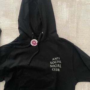 Anti social social hoodie